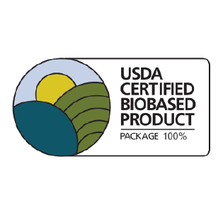 ไบโอพลาสติกตามมาตรฐานสากล USDA 100%
